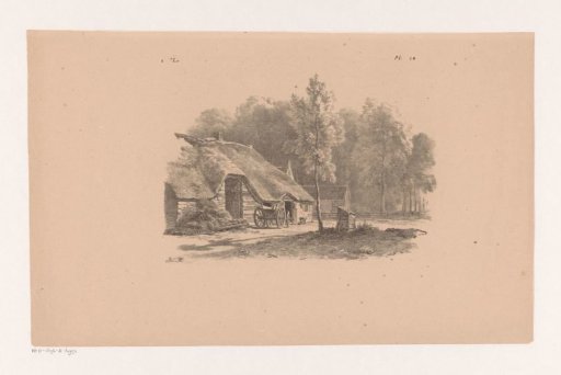 Farmhouse with Cart