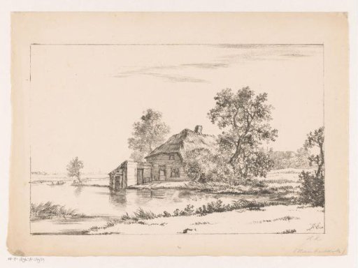 Farmhouse by the water