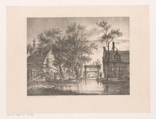 Houses along a canal