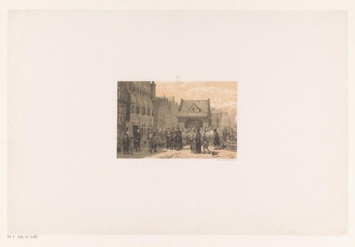 Willem Eggert on the Dam in Amsterdam