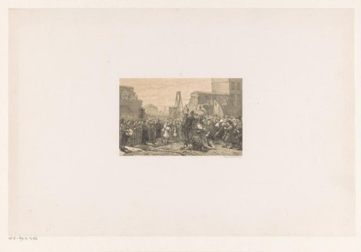 Laying of the foundation stone of the Saint Anthony's Gate