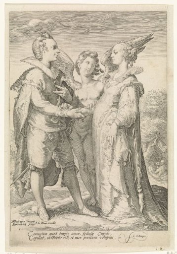 Marriage contracted through sensuality by Amor