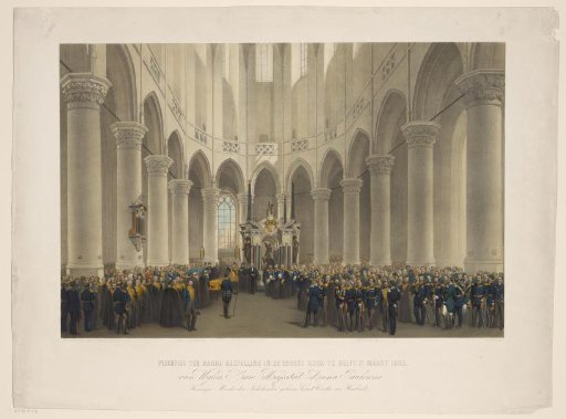 Funeral of Anna Pavlovna in the Great Church at Delft