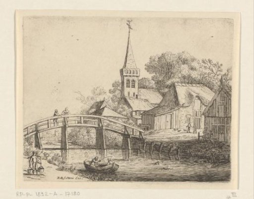 Landscape with Wooden Bridge