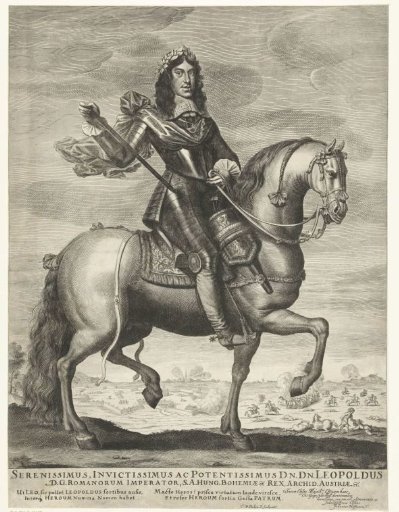 Equestrian portrait of Emperor Leopold I