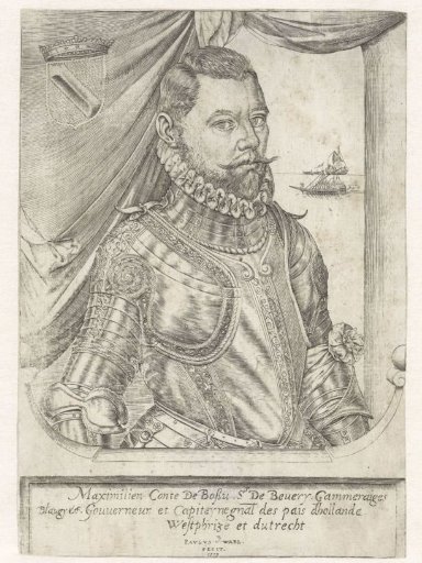 Portrait of Maximiliaan de Hennin, count of Bossu