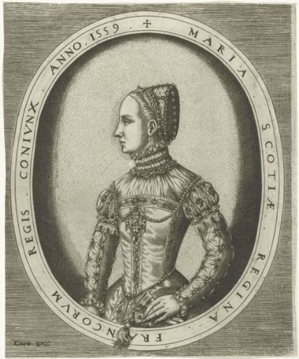 Portrait of Queen Mary I Stuart of Scotland