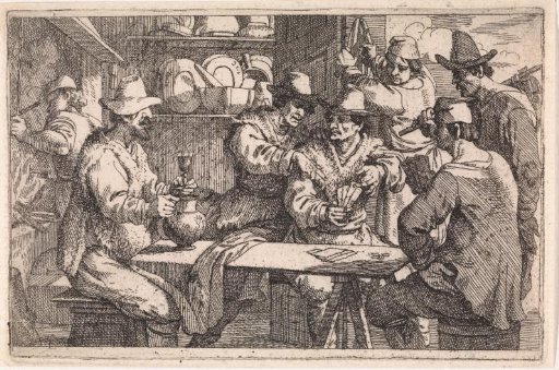 Card players in an inn