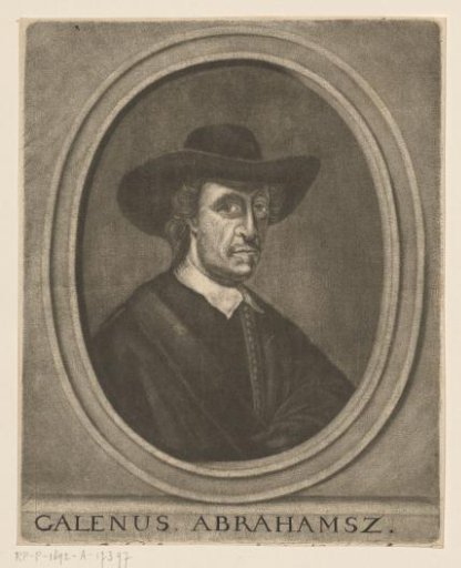Portrait of Galenus Abrahamsz. de Haan