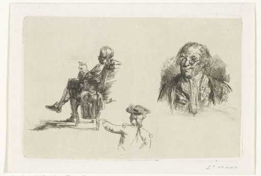 Study sheet with three figures