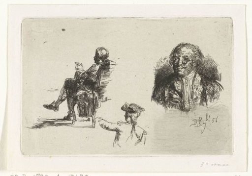 Study sheet with three figures