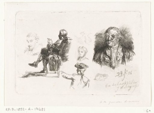 Study sheet with various figures