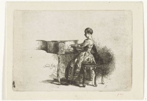 Girl at the piano