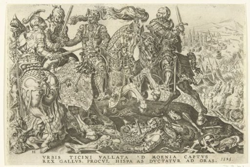 Capture of Francis I during the Battle of Pavia, 1525