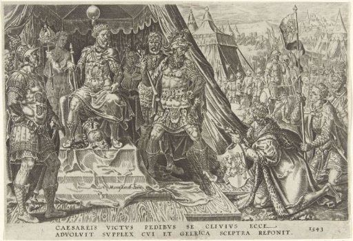 William II of Guelders Submits to the Authority of Emperor Charles V, 1543