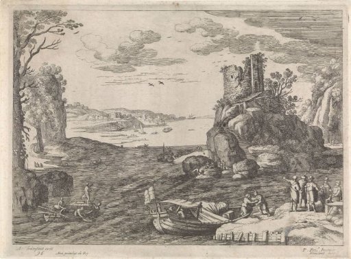 Various ships in a bay