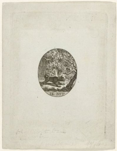 Barking Keeshond, ca. 1787