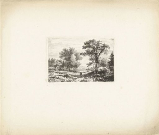 Landscape with a rider