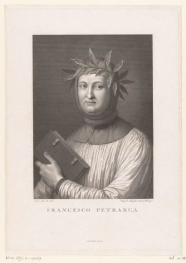 Portrait of the poet Francesco Petrarca