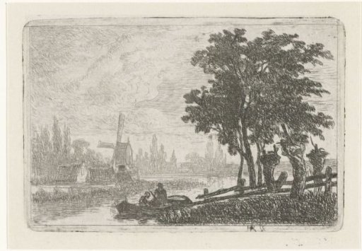 Small boat by the water