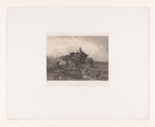 Shepherd Boy with a Herd of Cows