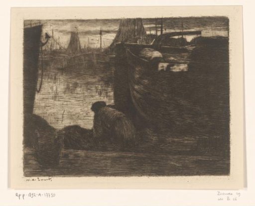 Man on a Harbour Quay