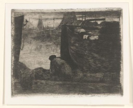 Man on a Harbour Quay