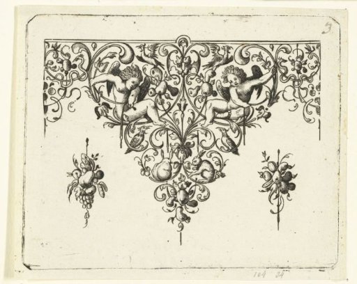 Ornament with Two Cherubs