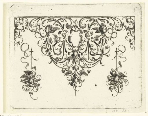 Ornament with an Empty Cartouche