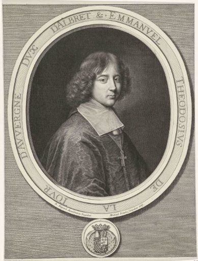 Portrait of Cardinal Emmanuel Théodore de la Tour d'Auvergne