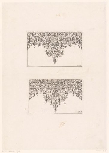 Ornaments with flowers and animals