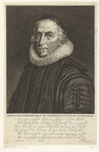 Portrait of Jacob Johannes Batelier