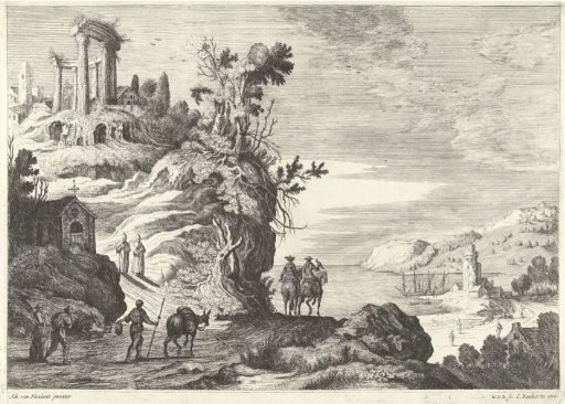 Italian Landscape with a View of a Ruin