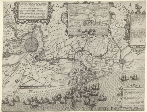 March of Maurice's Army to Ostend (Right Panel), 1600