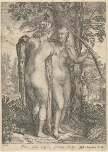 Diana and a Nymph before a Tree