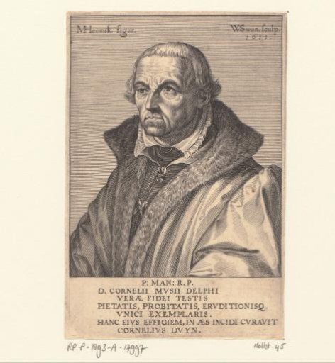 Portrait of Cornelis Musius