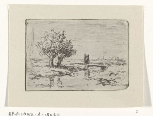 Two Pollard Willows by the Water