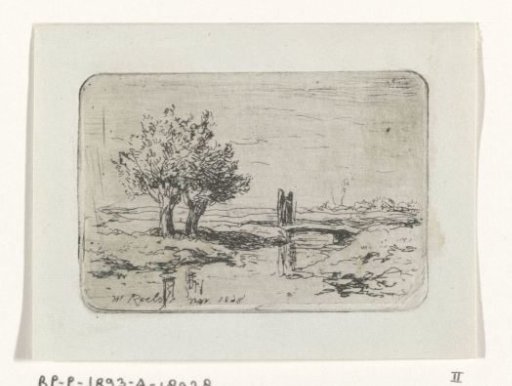 Two Pollard Willows by the Water