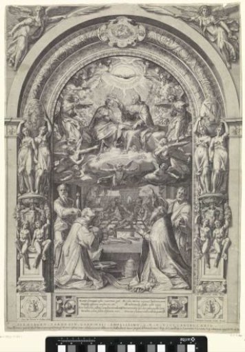 The Coronation of Mary with Saints Lawrence, Paul, Peter, and Sixtus