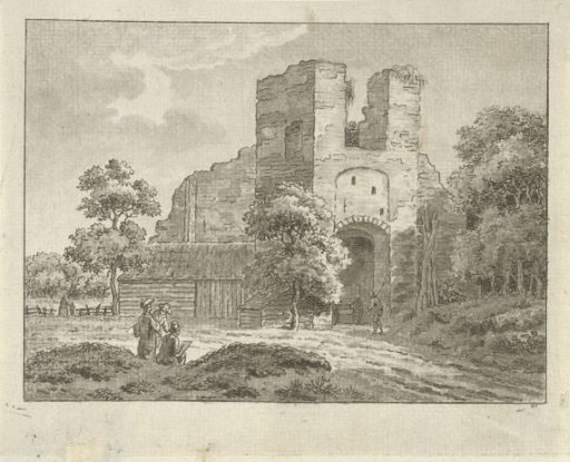View of the Ruins of Brederode Castle