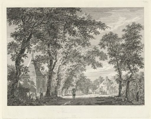 Village view at Driebergen, 1754