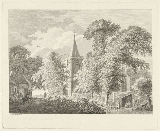 Village view at Maartensdijk, 1753