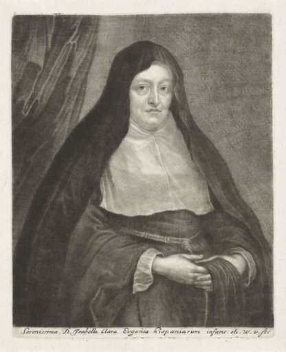 Portrait of Isabella Clara Eugenia, Infanta of Spain