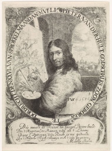 Self-portrait of Pieter van der Hulst (IV)