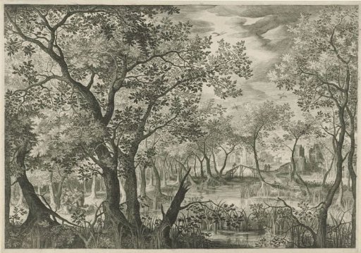 Landscape with a musical company