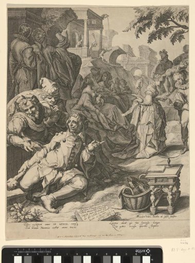 The Prodigal Son (left panel)