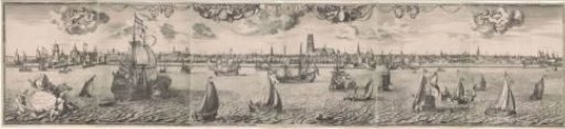 View of Rotterdam, Consisting of Six Parts