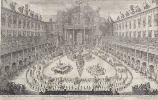 Carrousel in the Hofburg in Vienna
