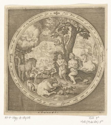 Adam and Eve in Paradise