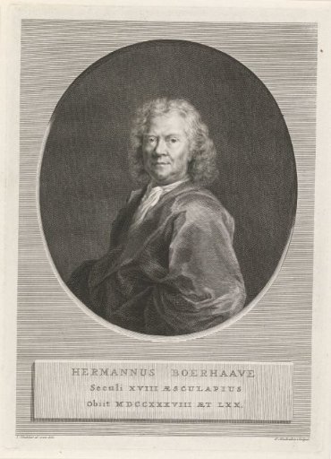 Portrait of Hermanus Boerhaave
